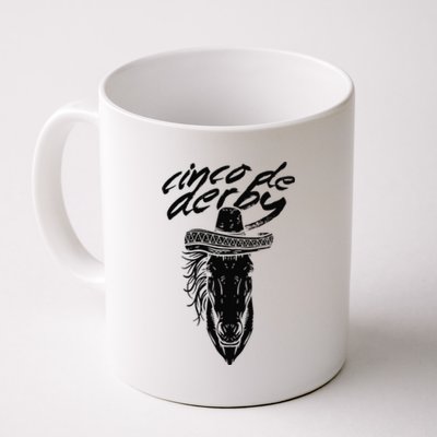 Cinco De Derby Mayo Sombrero Horse Race Kentucky Party Coffee Mug