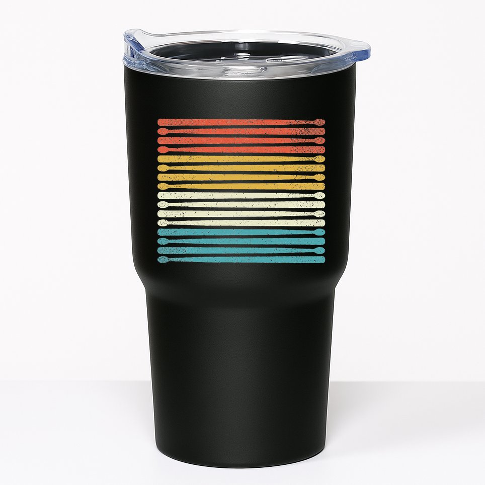 Colorful Drumsticks Drummer Band Percussionist Tumbler