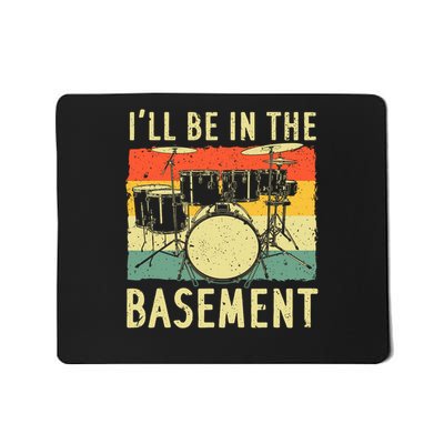 Cool Drumming Design For Men Women Drum Set Drumming Drummer Mousepad
