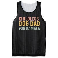 Childless Dog Dad For Kamala Harris 2024 Mesh Reversible Basketball Jersey Tank