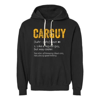 Carguy Dictionary Definition Garment-Dyed Fleece Hoodie