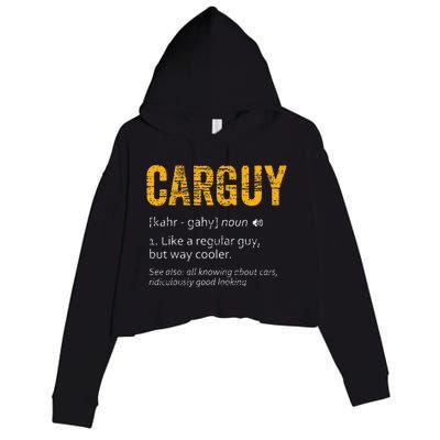 Carguy Dictionary Definition Crop Fleece Hoodie