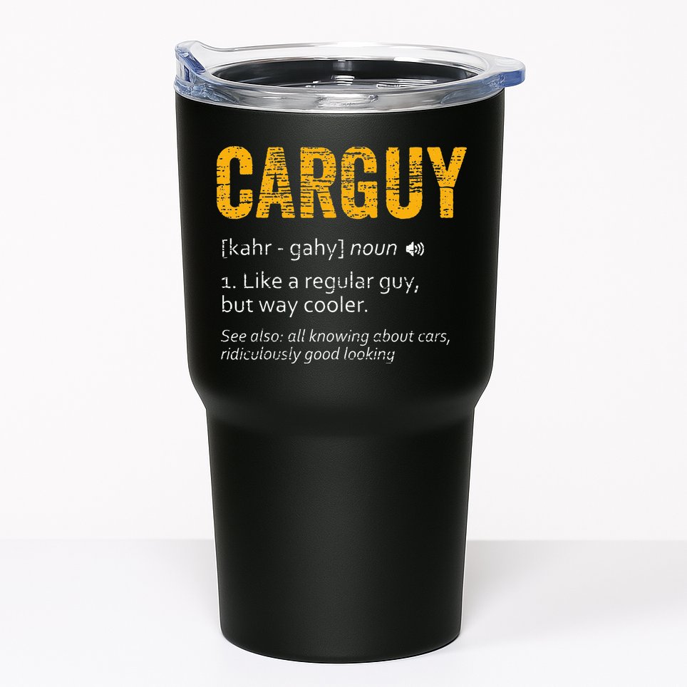 Carguy Dictionary Definition Tumbler
