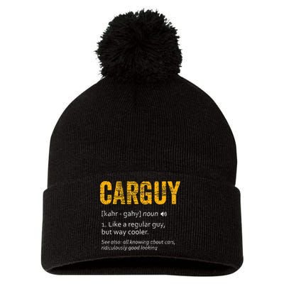 Carguy Dictionary Definition Pom Pom 12in Knit Beanie