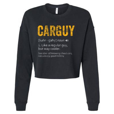 Carguy Dictionary Definition Cropped Pullover Crew