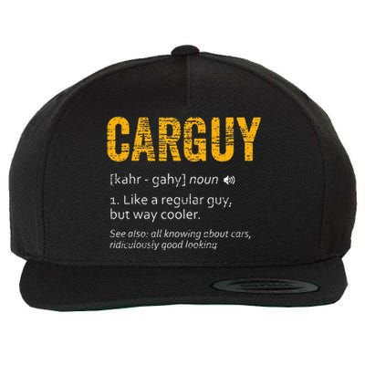 Carguy Dictionary Definition Wool Snapback Cap