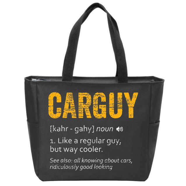 Carguy Dictionary Definition Zip Tote Bag