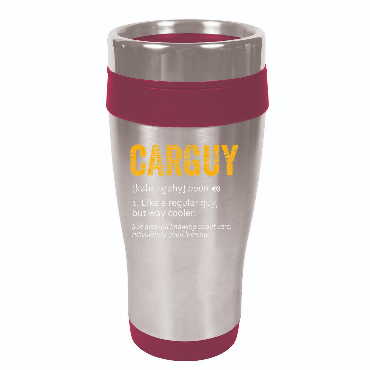 Carguy Dictionary Definition 16oz Travel Tumbler