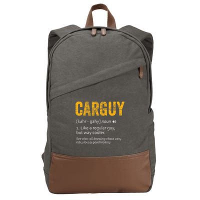Carguy Dictionary Definition Cotton Canvas Backpack