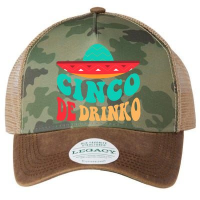 Cinco De Drinko Cinco De Mayo Mexican Fiesta 5 De Mayo Legacy Tie Dye Trucker Hat