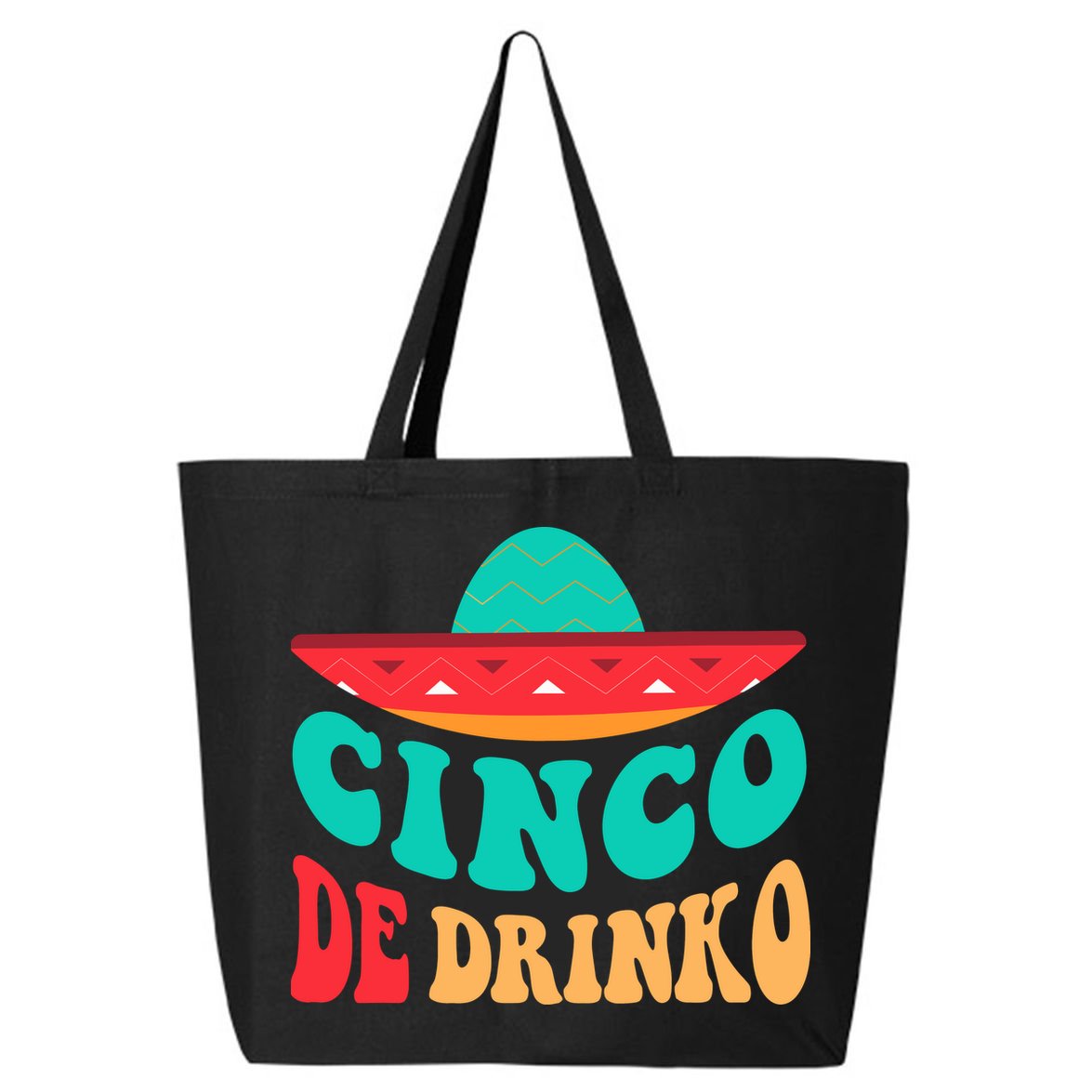 Cinco De Drinko Cinco De Mayo Mexican Fiesta 5 De Mayo 25L Jumbo Tote