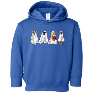 Cute Dogs Dog Puppy Halloween Ghost Dog Owner Spooky Season Gift Toddler Hoodie