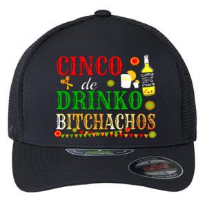 Cinco De Drinko Bitchachos Women Drinking Flexfit Unipanel Trucker Cap