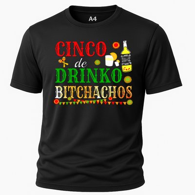 Cinco De Drinko Bitchachos Women Drinking Cooling Performance Crew T-Shirt