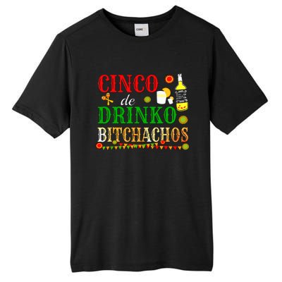 Cinco De Drinko Bitchachos Women Drinking Tall Fusion ChromaSoft Performance T-Shirt