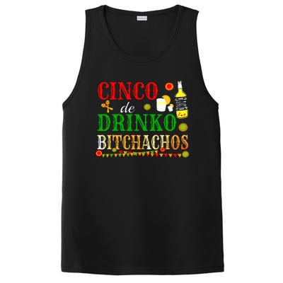 Cinco De Drinko Bitchachos Women Drinking PosiCharge Competitor Tank