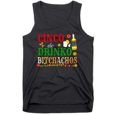 Cinco De Drinko Bitchachos Women Drinking Tank Top