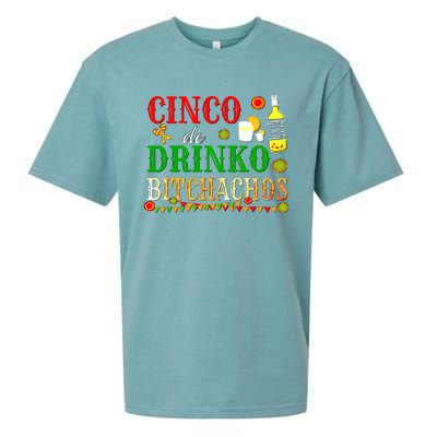 Cinco De Drinko Bitchachos Women Drinking Sueded Cloud Jersey T-Shirt