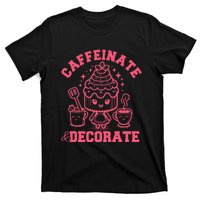 Caffeinate Decorate Design T-Shirt