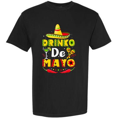 Cinco de Drinko Funny Cinco de Mayo Garment-Dyed Heavyweight T-Shirt