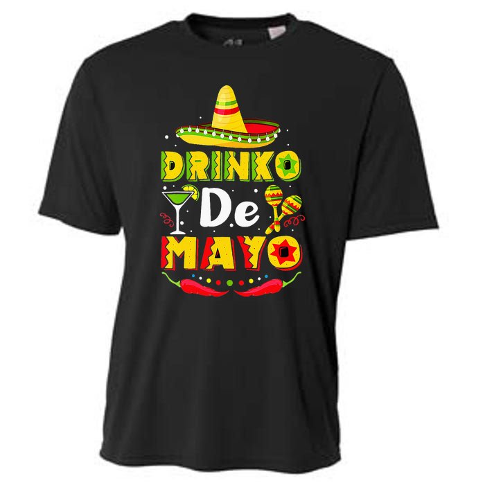 Cinco de Drinko Funny Cinco de Mayo Cooling Performance Crew T-Shirt