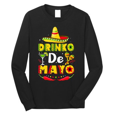 Cinco de Drinko Funny Cinco de Mayo Long Sleeve Shirt