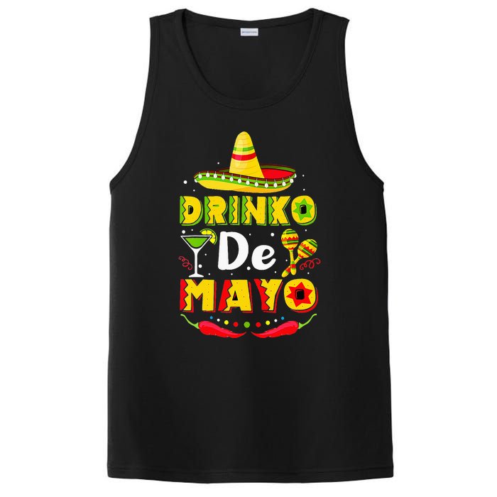 Cinco de Drinko Funny Cinco de Mayo PosiCharge Competitor Tank