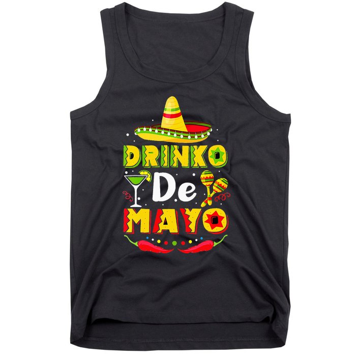 Cinco de Drinko Funny Cinco de Mayo Tank Top