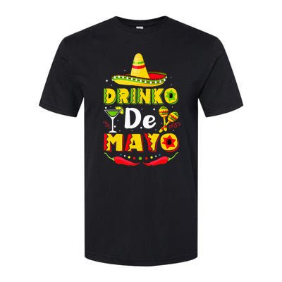 Cinco de Drinko Funny Cinco de Mayo Softstyle CVC T-Shirt