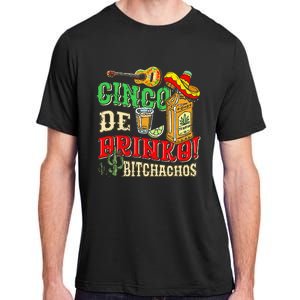 Cinco De Drinko Bitchachos Tequila Shots Funny Cinco De Mayo Adult ChromaSoft Performance T-Shirt