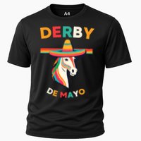 Cinco De Derby Funny Horse Racing Cooling Performance Crew T-Shirt