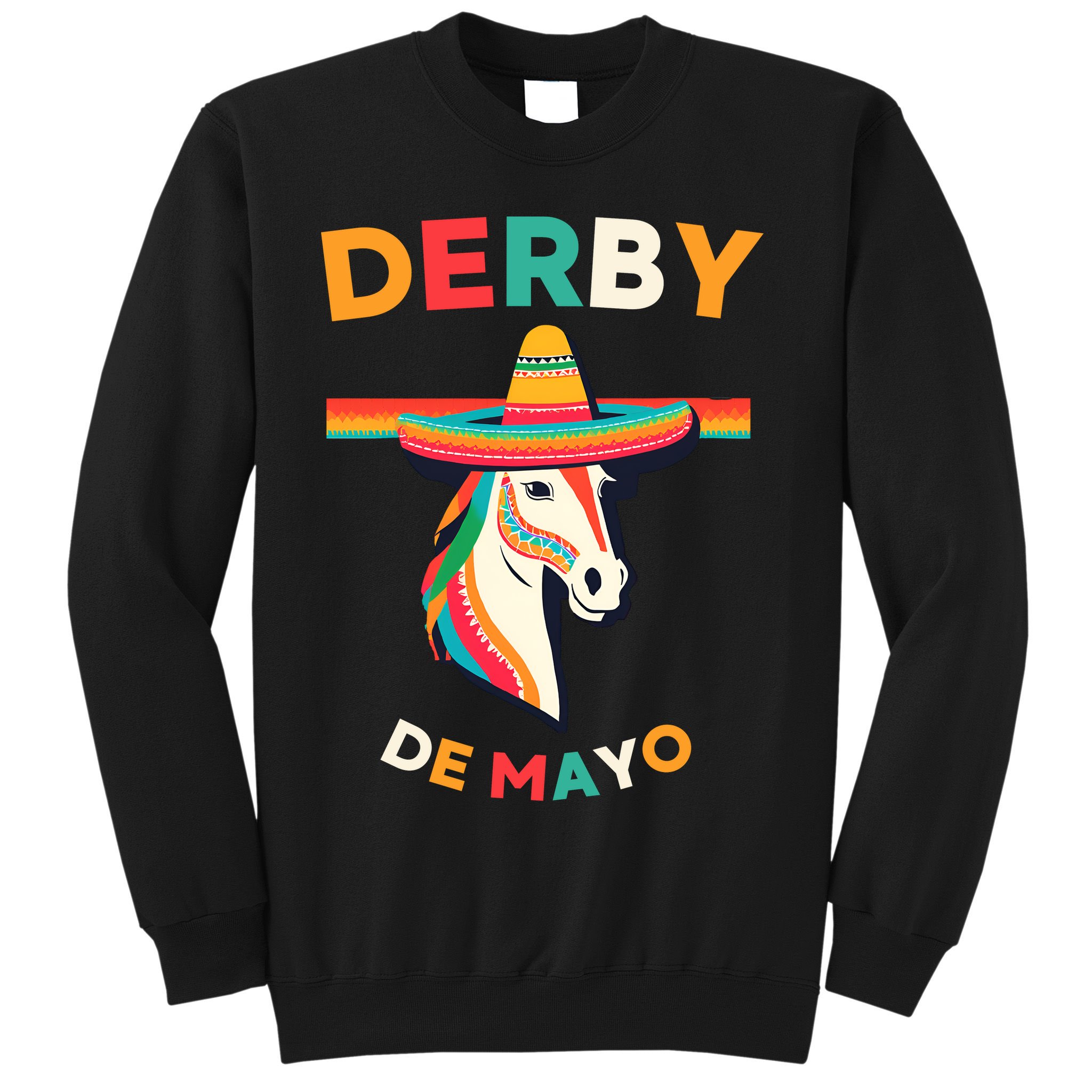 Cinco De Derby Funny Horse Racing Sweatshirt
