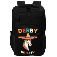 Cinco De Derby Funny Horse Racing Impact Tech Backpack
