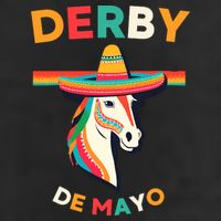 Cinco De Derby Funny Horse Racing Adult Drive Performance Visor