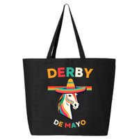 Cinco De Derby Funny Horse Racing 25L Jumbo Tote