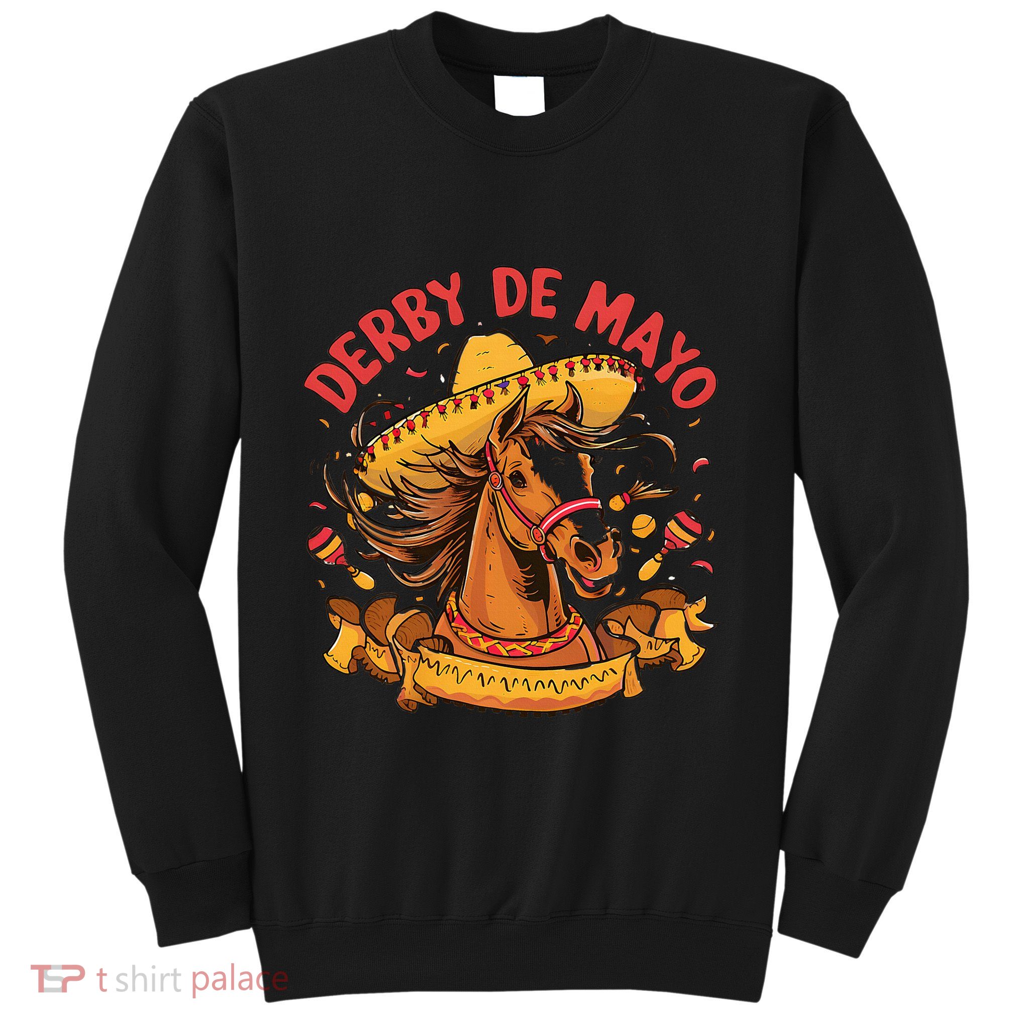 Cinco De Derby Funny Horse Racing Sweatshirt