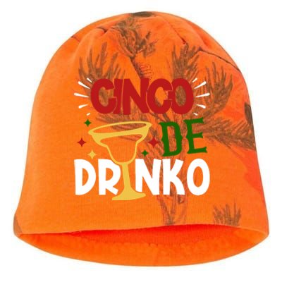 Cinco De Drinko Mexico Celebration Kati - Camo Knit Beanie