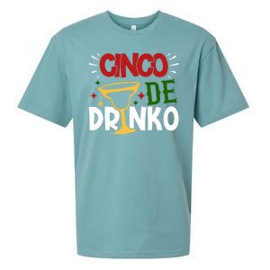 Cinco De Drinko Mexico Celebration Sueded Cloud Jersey T-Shirt