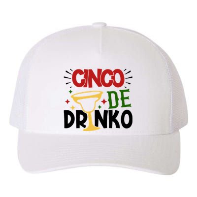 Cinco De Drinko Mexico Celebration Yupoong Adult 5-Panel Trucker Hat