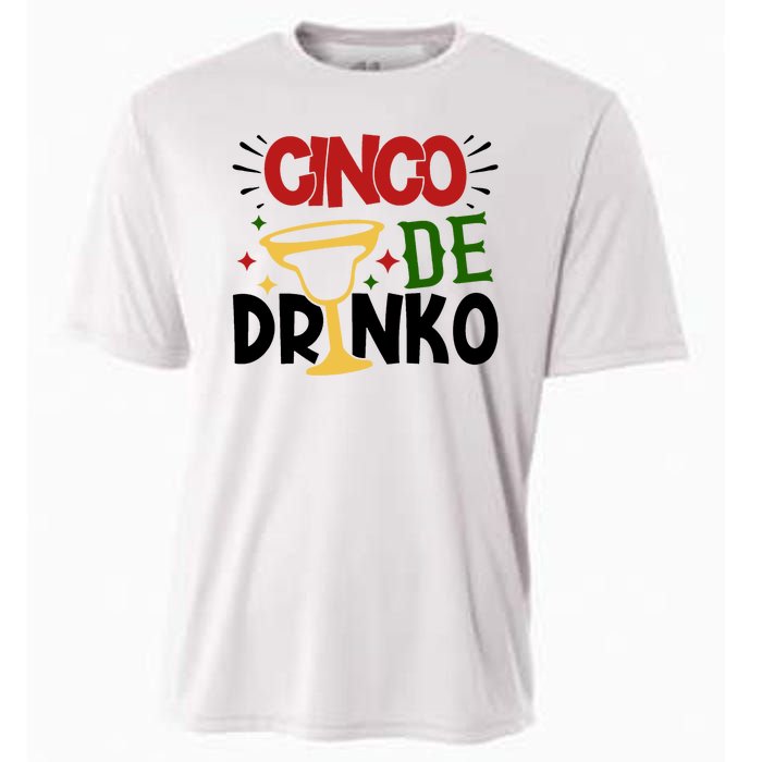 Cinco De Drinko Mexico Celebration Cooling Performance Crew T-Shirt