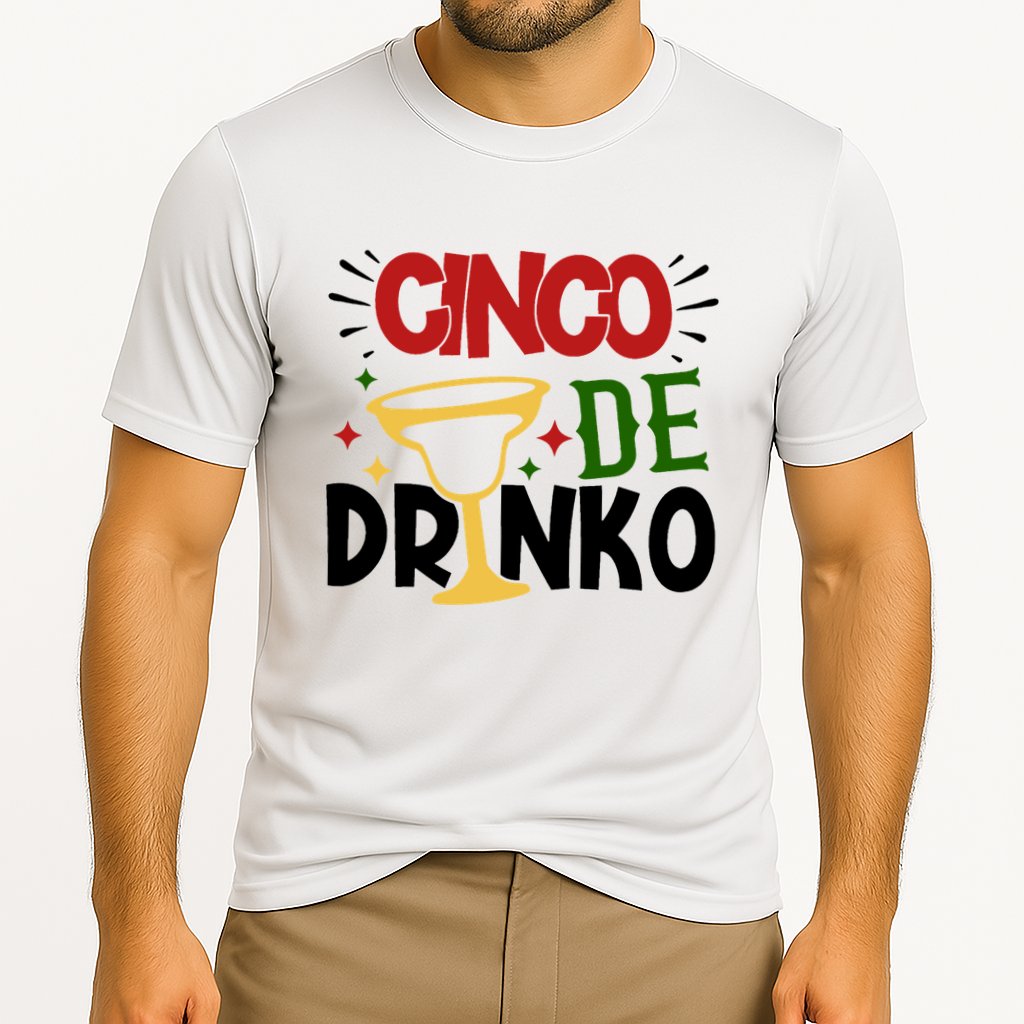 Cinco De Drinko Mexico Celebration Cooling Performance Crew T-Shirt