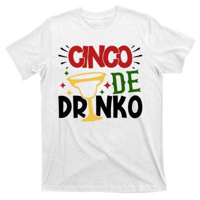 Cinco De Drinko Mexico Celebration T-Shirt