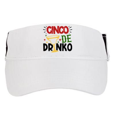 Cinco De Drinko Mexico Celebration Adult Drive Performance Visor