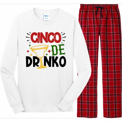 Cinco De Drinko Mexico Celebration Long Sleeve Pajama Set