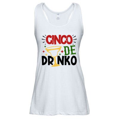 Cinco De Drinko Mexico Celebration Ladies Essential Flowy Tank