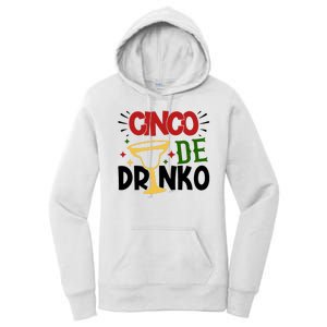 Cinco De Drinko Mexico Celebration Women's Pullover Hoodie