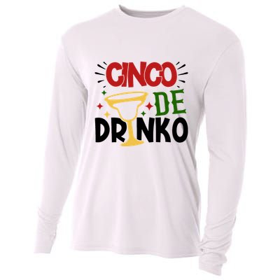 Cinco De Drinko Mexico Celebration Cooling Performance Long Sleeve Crew