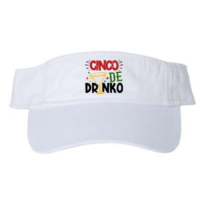 Cinco De Drinko Mexico Celebration Valucap Bio-Washed Visor