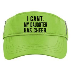 Cheer Dad Daughter Cheerleading FatherS Day Cheerleader Adult Drive Performance Visor