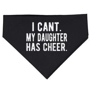 Cheer Dad Daughter Cheerleading FatherS Day Cheerleader USA-Made Doggie Bandana